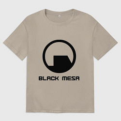 Мужская футболка оверсайз Black Mesa: Logo