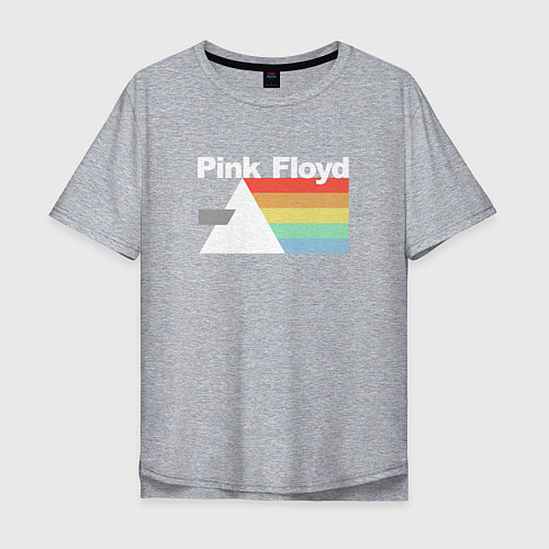 Мужская футболка оверсайз Pink Floyd / Меланж – фото 1