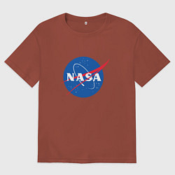 Мужская футболка оверсайз NASA: Logo