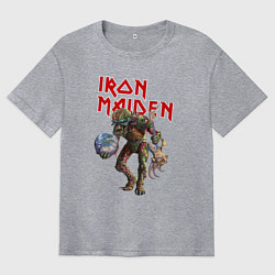 Мужская футболка оверсайз Iron Maiden: Zombie
