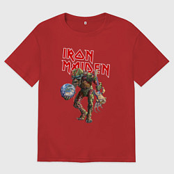 Мужская футболка оверсайз Iron Maiden: Zombie