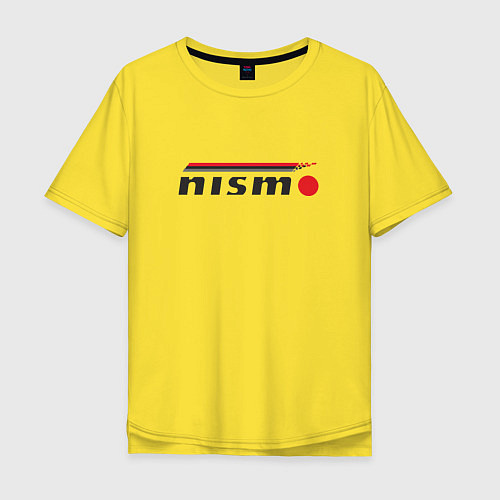 Мужская футболка оверсайз Nismo / Желтый – фото 1