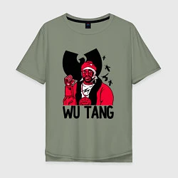 Футболка оверсайз мужская Wu-Tang Clan: Street style, цвет: авокадо
