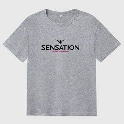 Мужская футболка оверсайз Sensation: Wicked Wonderland