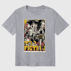 Футболка оверсайз мужская Pulp Fiction Stories, цвет: меланж