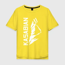 Футболка оверсайз мужская Kasabian, цвет: желтый