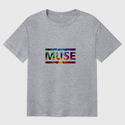 Футболка оверсайз мужская Muse Colour, цвет: меланж