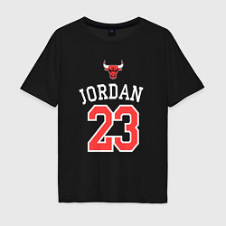 Футболка оверсайз мужская Jordan 23, цвет: черный