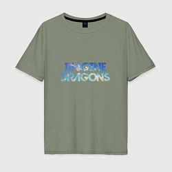Футболка оверсайз мужская Imagine Dragons: Clear Sky, цвет: авокадо