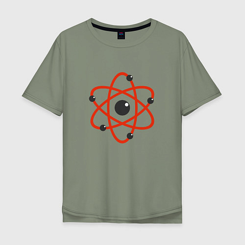 Мужская футболка оверсайз Atomic Heart: Nuclear / Авокадо – фото 1