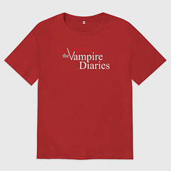 Мужская футболка оверсайз The Vampire Diaries