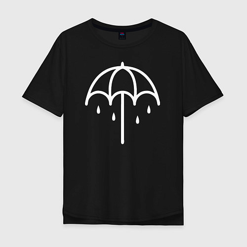 Мужская футболка оверсайз BMTH Symbol / Черный – фото 1