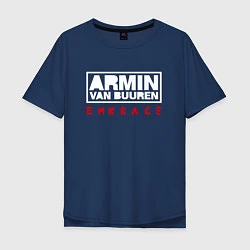 Футболка оверсайз мужская Armin van Buuren: Embrace, цвет: тёмно-синий