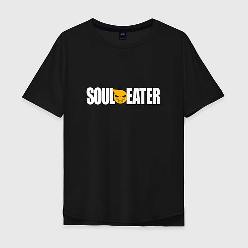 Мужская футболка оверсайз Soul Eater: White / Черный – фото 1