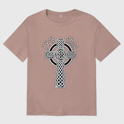 Мужская футболка оверсайз Русь сила