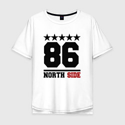 Мужская футболка оверсайз 86 north side