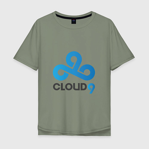 Мужская футболка оверсайз Cloud9 / Авокадо – фото 1