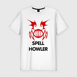 Мужская slim-футболка Dark Elf Mage - Spell Howler