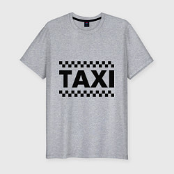 Мужская slim-футболка Taxi