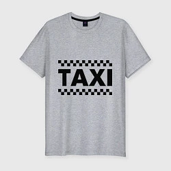 Мужская slim-футболка Taxi