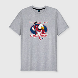 Футболка slim-fit Washington Capitals Hockey, цвет: меланж