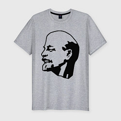 Футболка slim-fit Ленин: скульптура, цвет: меланж
