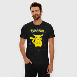 Футболка slim-fit Pokemon, цвет: черный — фото 2