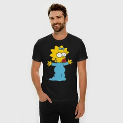 Футболка slim-fit Maggie Simpson, цвет: черный — фото 2