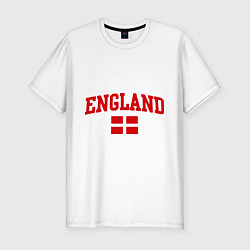 Футболка slim-fit England Football, цвет: белый