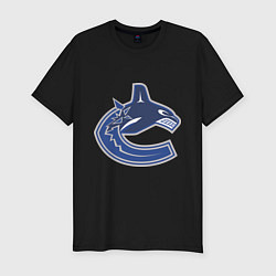 Мужская slim-футболка Vancouver Canucks