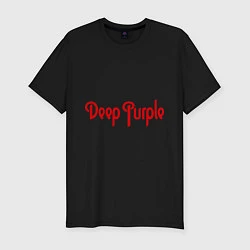 Футболка slim-fit Deep Purple: Red Logo, цвет: черный