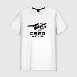 Мужская slim-футболка CS:GO Vandalism