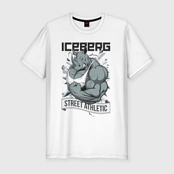 Мужская slim-футболка Rhino 2 | Iceberg