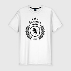 Футболка slim-fit Juventus King 1897, цвет: белый