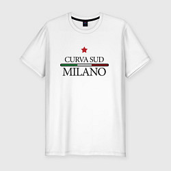 Мужская slim-футболка Curva Sud: Milano FC