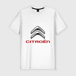 Футболка slim-fit Citroen, цвет: белый