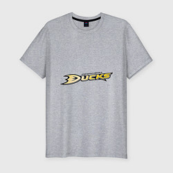 Футболка slim-fit Anaheim Ducks: Selanne, цвет: меланж