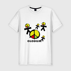 Футболка slim-fit Olodum, цвет: белый