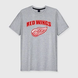 Мужская slim-футболка Detroit Red Wings