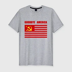 Футболка slim-fit Goodbye America, цвет: меланж