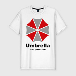 Футболка slim-fit Umbrella corporation, цвет: белый