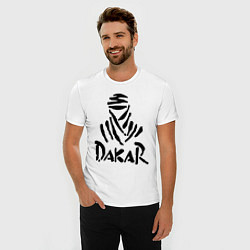 Футболка slim-fit Rally Dakar, цвет: белый — фото 2