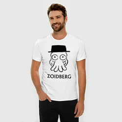 Футболка slim-fit Zoidberg, цвет: белый — фото 2