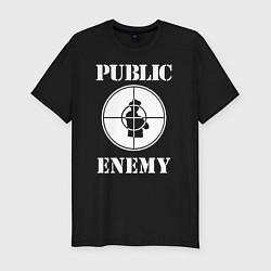 Футболка slim-fit Public Enemy, цвет: черный