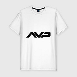 Футболка slim-fit AVP: White Style, цвет: белый