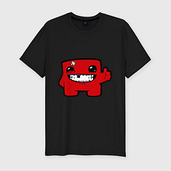 Футболка slim-fit Super Meat Boy, цвет: черный