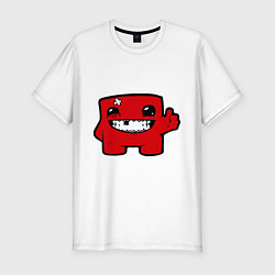 Футболка slim-fit Super Meat Boy, цвет: белый