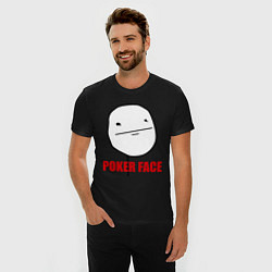 Футболка slim-fit Poker Face, цвет: черный — фото 2