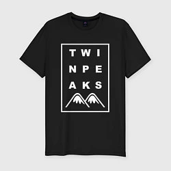 Футболка slim-fit Twin Peaks, цвет: черный
