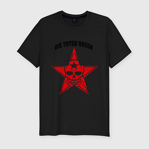 Мужская slim-футболка Die toten hosen / Черный – фото 1